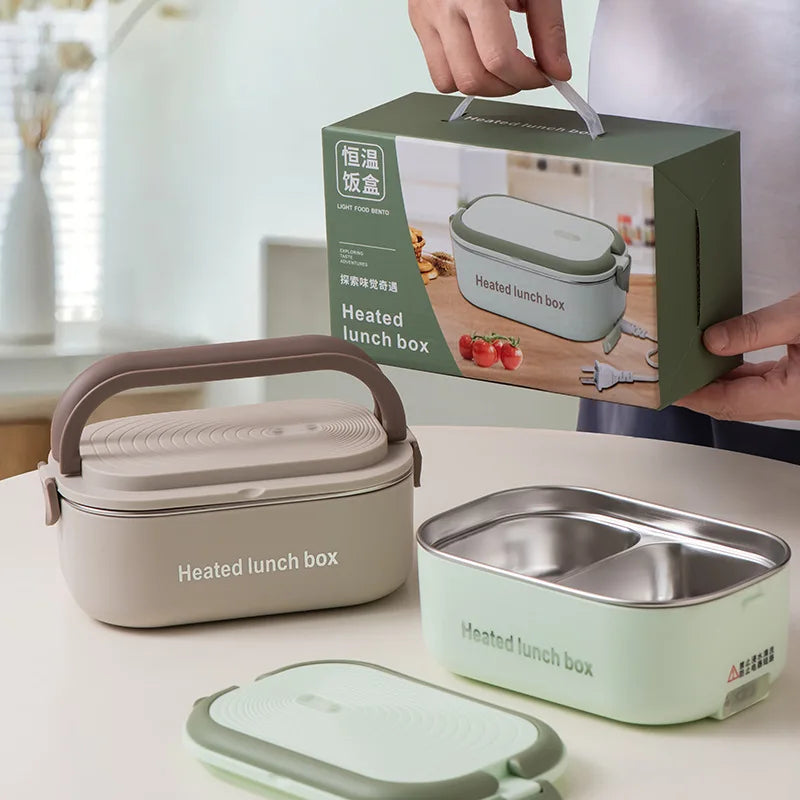 Stainless Steel Electric Lunch Box  220V