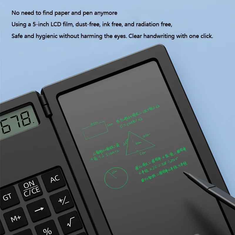 calculator with  LCD tablet