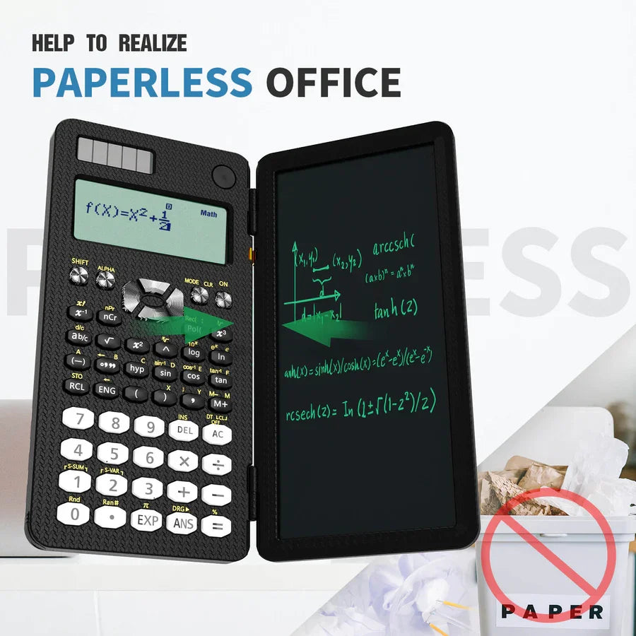 Calculator With Writing Tablet