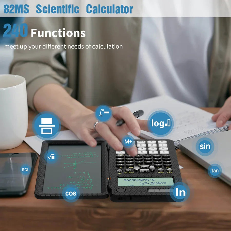 Calculator With Writing Tablet